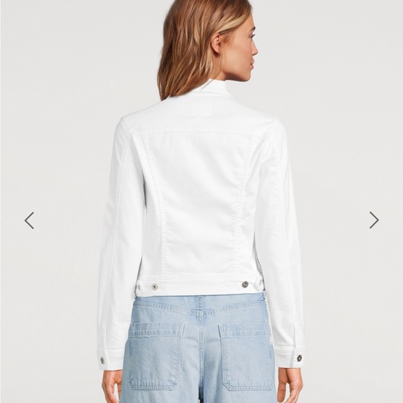 AG Adriano Goldschmied Robyn White Jean Jacket - Picture 2 of 8